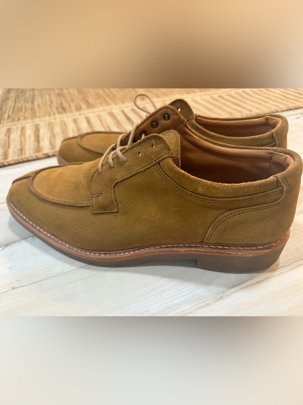 Allen Edmonds Denali Derby Men's Shoes Cognac 11.5 - Picture 4 of 6